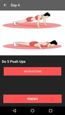 30 Day Push Ups Challenge android App screenshot 3